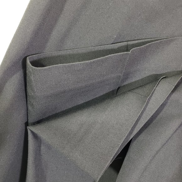 HUGO BUSCATI COLLECTION Size 8 Black Straight Leg, Dress, Work Pants - Picture 7 of 8